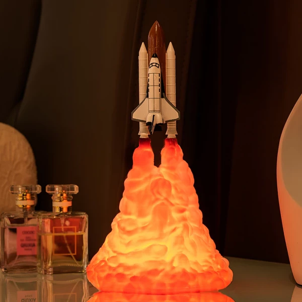 3D Space Shuttle Lamp Light For Night DĂŠcor