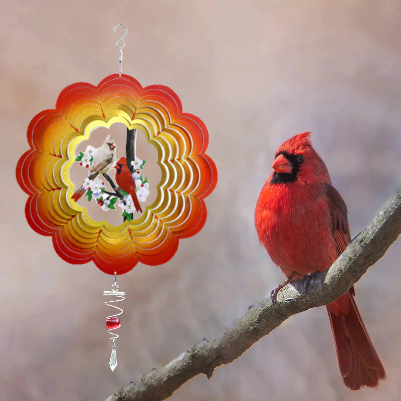 3D Garden Hummingbird Wind Spinner