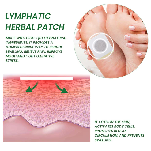 LymSlim Lymphatic Detoxing and Slimming Tourmaline Herbal Patch