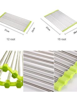 Stainless Steel Roll Up Dish Drying Rack