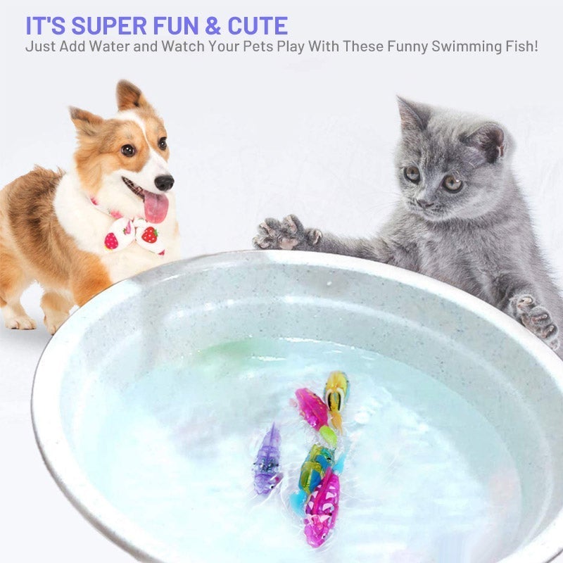 Swimming Robot Fish Toy for Cat & Dog