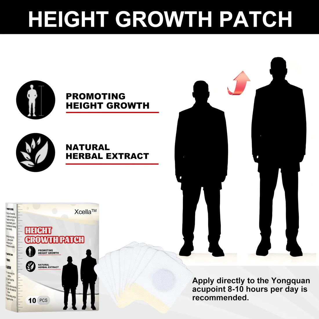 Xcella Herbal Height Growth Patch