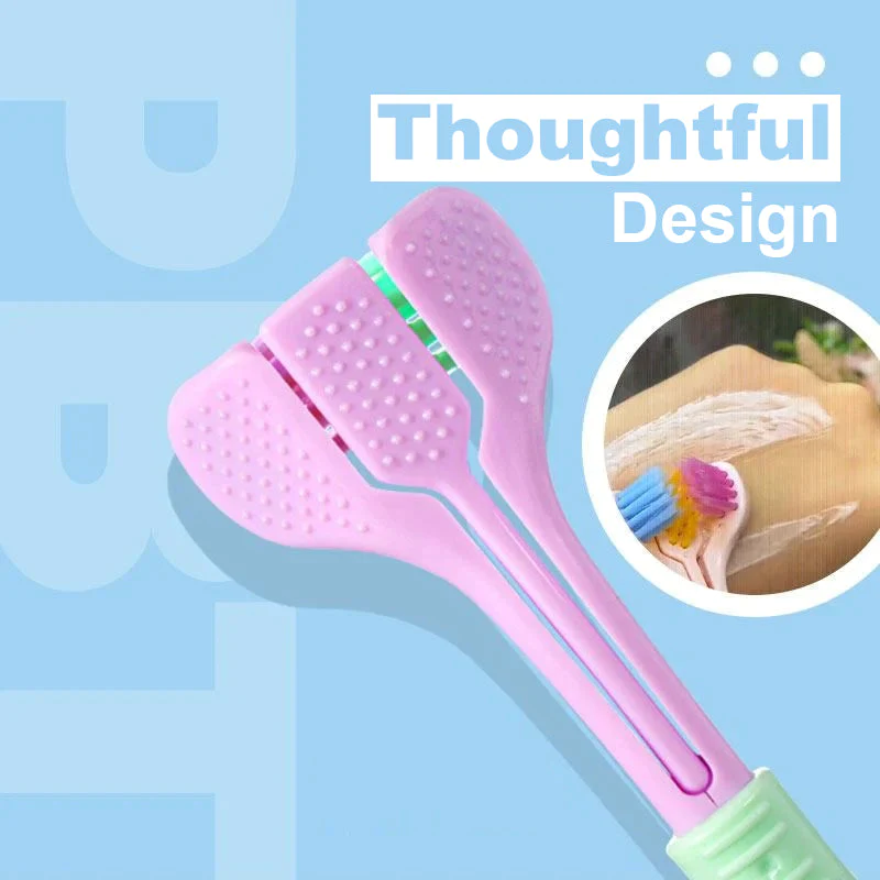 V-Shaped Three Sided Toothbrush