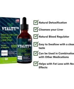 GFOUK Detox & Liver Care Chlorophyll Liquid Drops