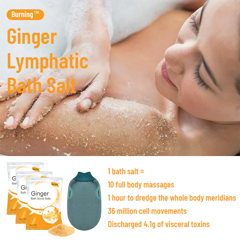 Burning Ginger Lymphatic Bath Salt