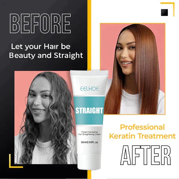 Oveallgo Keratin Correcting Hair Straightening Cream