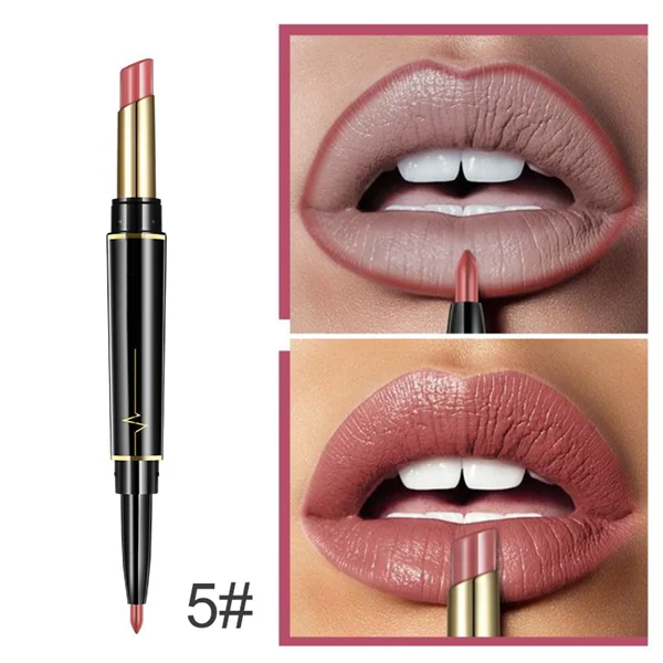 16 Color Long Lasting Lipstick + Lip Liner Combo