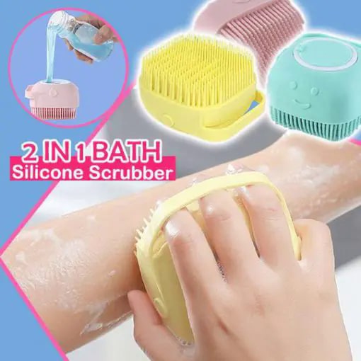 3in1 Bath Silicone Scrubber