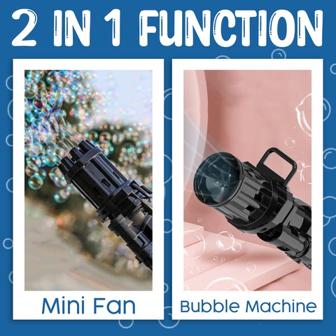 Mega Fun Bubble Gun