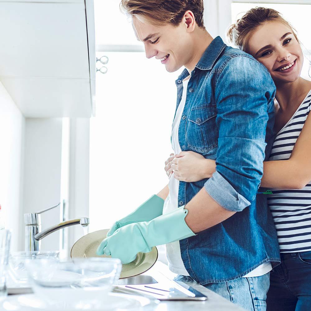 Magic Scrub Gloves for Dishwashing