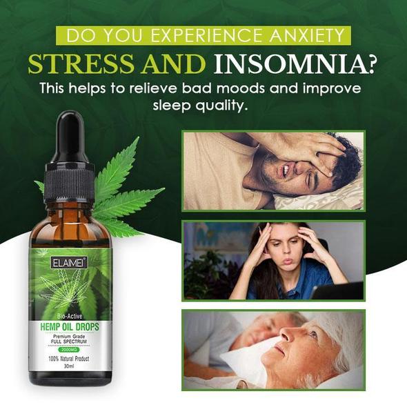 Organic Improve Sleep Hemp Seed Oil