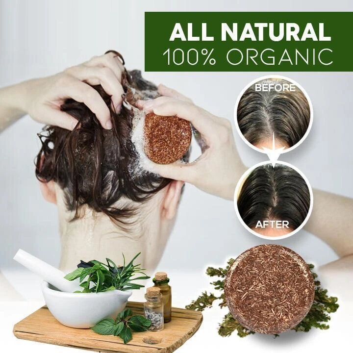 Organic Darkening Shampoo Bar