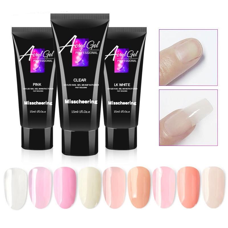 Creamy Acrylic Polygel Nail Gel Polish