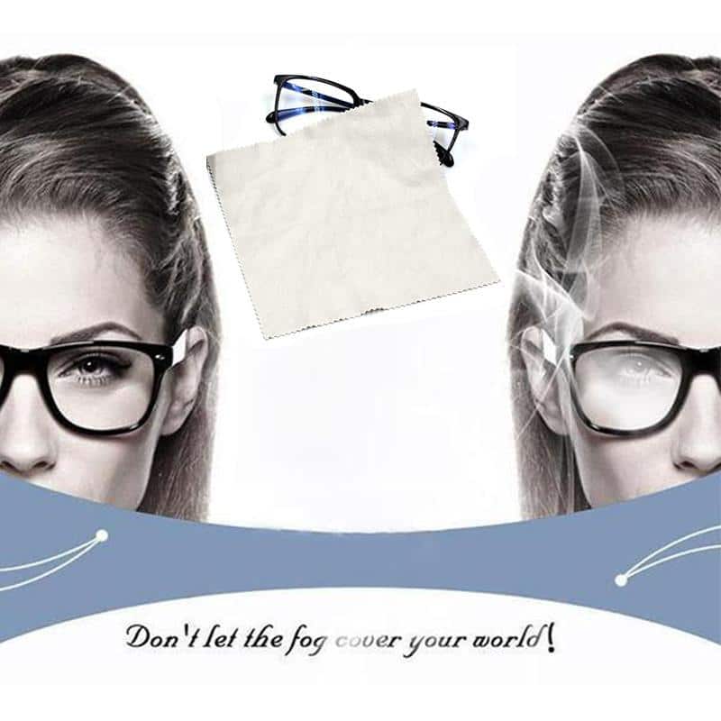 Defog Nano-Microfiber Wipe Cloth for Glasses