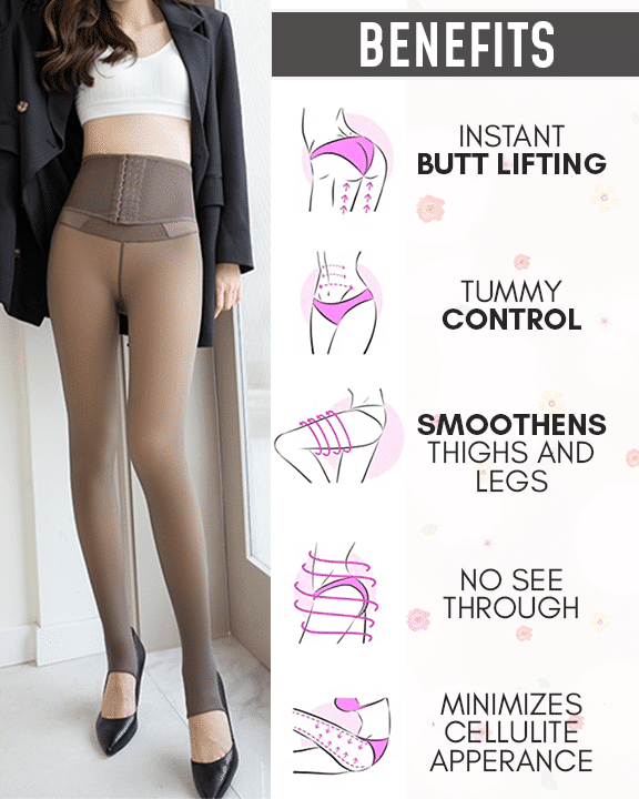 Sheer Fleeced Compression Thermal Leggings