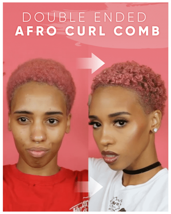 Double Ended Afro Curl Comb