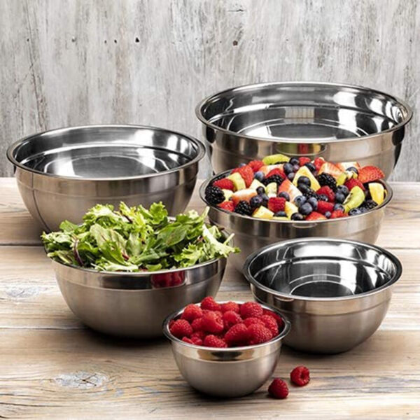 Stainless Steel Mixing Bowls (Set of 6)