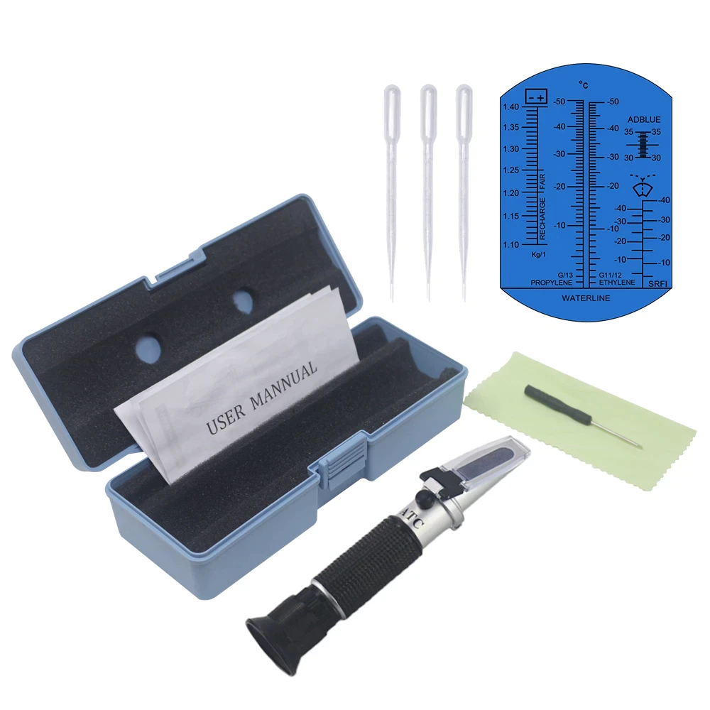 Reftub 4 in 1 ATC Refractometer Antifreeze Coolant Tester