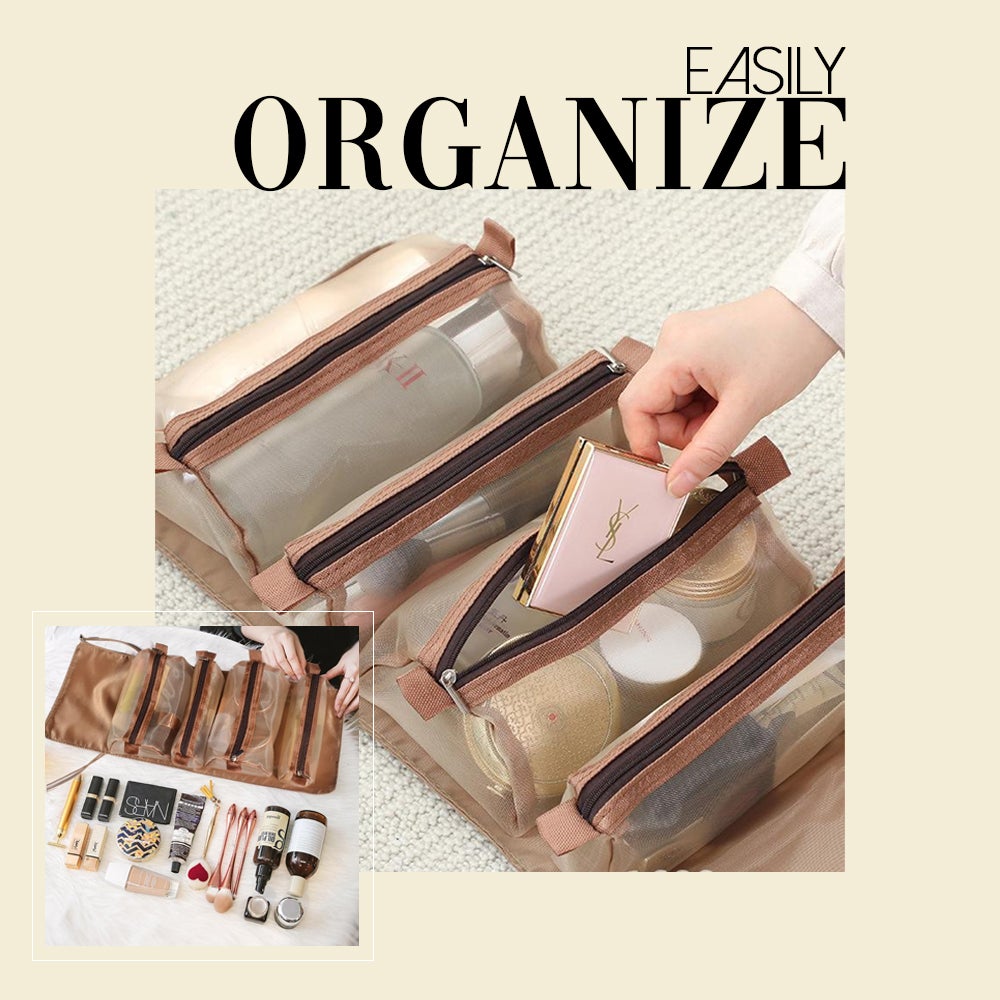 4-in-1 Detachable Makeup Storage Case