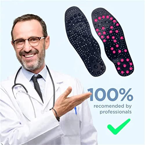 SoftsoleŽ Far infrared Tourmaline Acupressure Massage Foot Pain Relief Orthotic Insoles