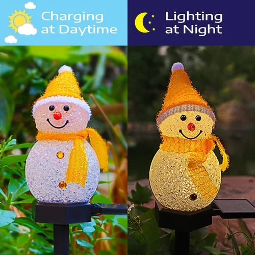 Solar Snowman LED