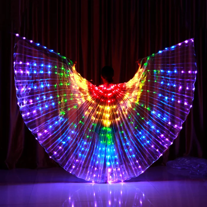 Color LED Light Up Wings