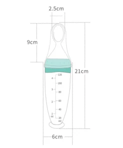 Silicone Squeeze Feeding Spoon