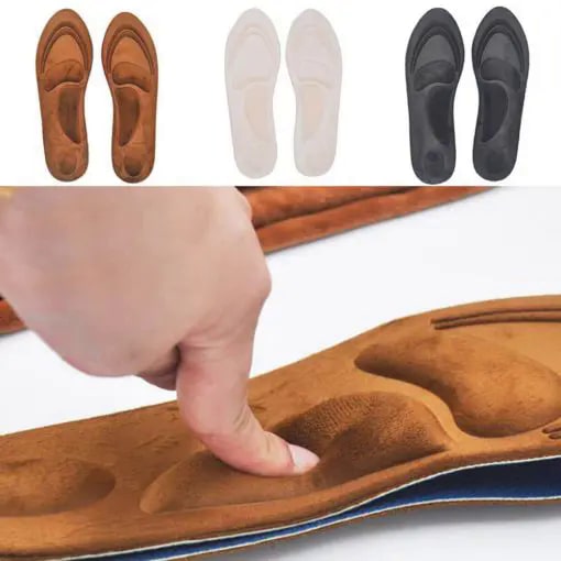 4D Velvet Cushioned Insoles