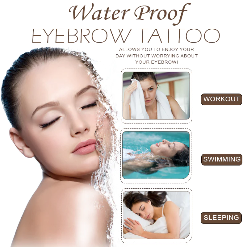 4D Hair-Like EyeBrows Waterproof Tattoo