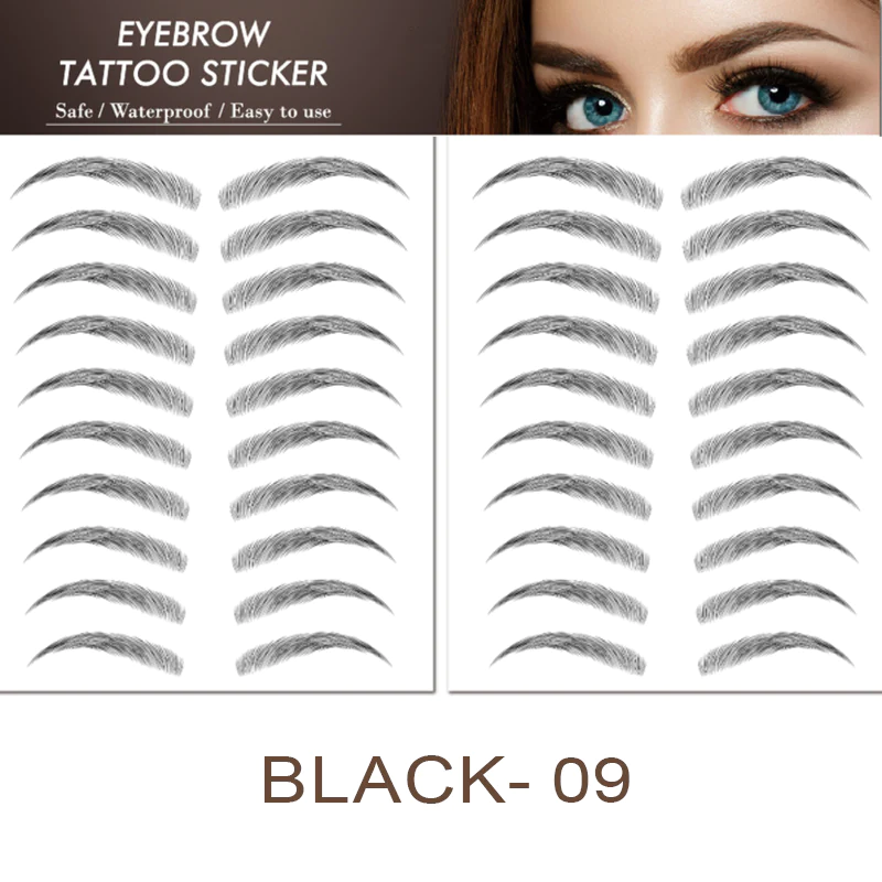 4D Hair-Like EyeBrows Waterproof Tattoo