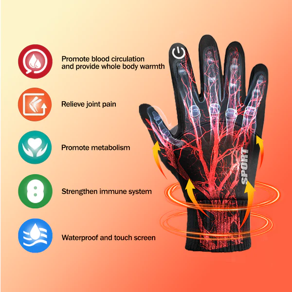 PipHotInfrared Blood-Activating Body Temperature Maintenance Gloves