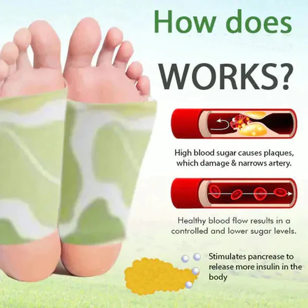 CROAIE Blood Sugar Control Detox Foot Pads