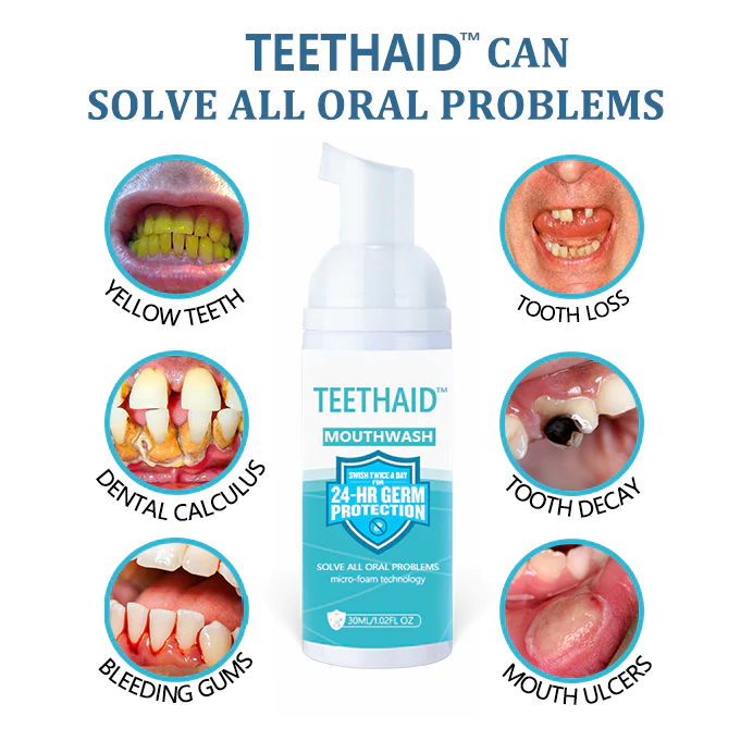 2023Teethaid Oral and Dental Health Restorative Mouthwash (especially for tooth loss)