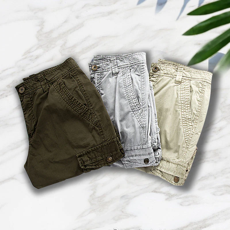 Mens Cotton Stylish Durable Cargo Shorts