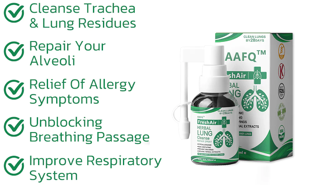 AAFQ FreshAir Herbal Lung Cleanse Repair Spray