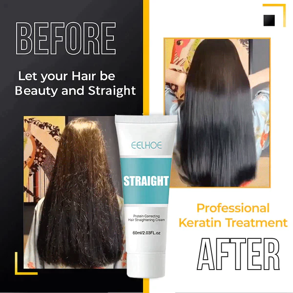 Oveallgo Keratin Correcting Hair Straightening Cream