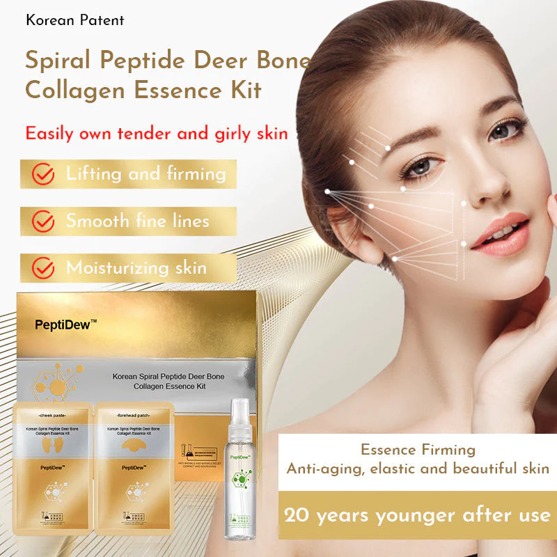 PeptiDew Korean Spiral Peptide Bio-Fermented Soluble Collagen Film