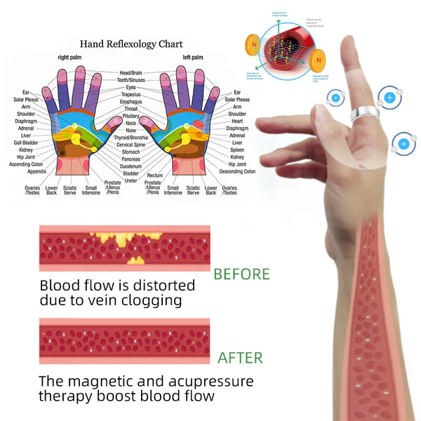 Futusly Magnetic Therapy Health Ring