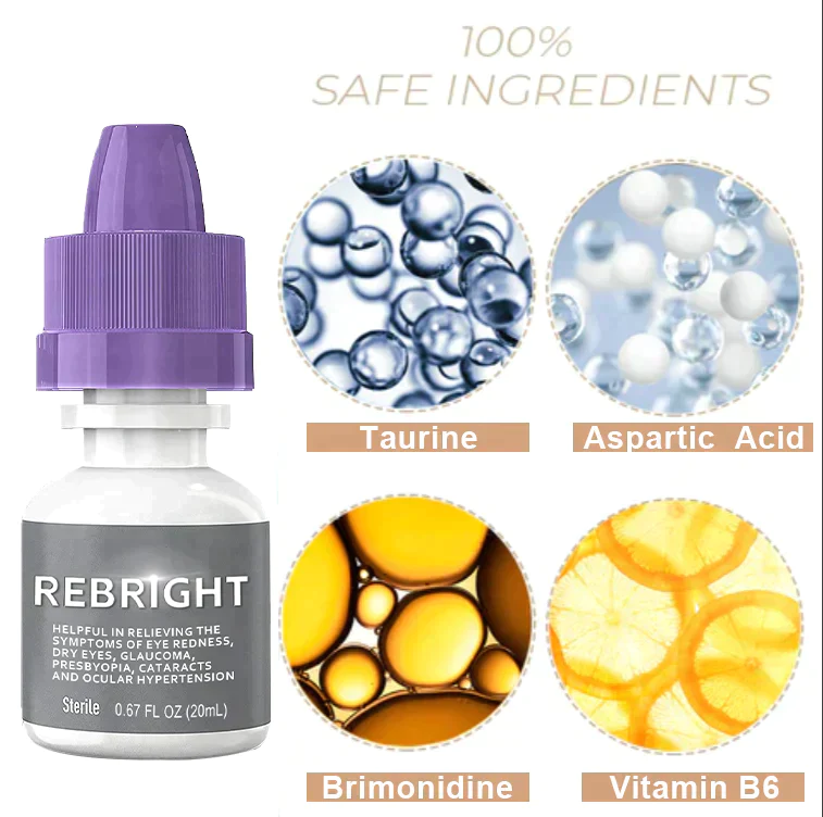 REBRIGHT Eye Drops Treat Redness