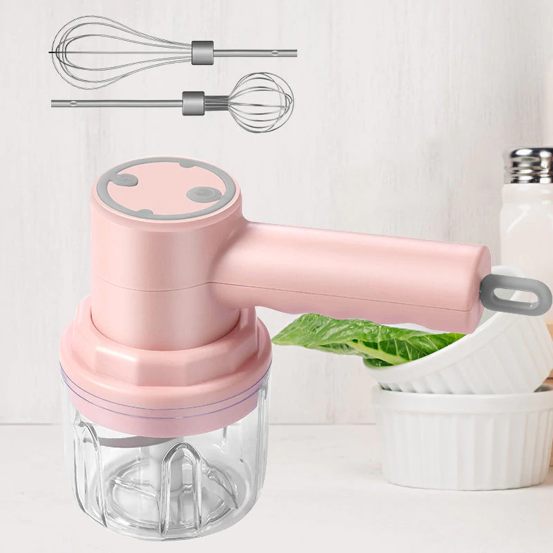 3 in 1 Food Chopper & Hand Mixer