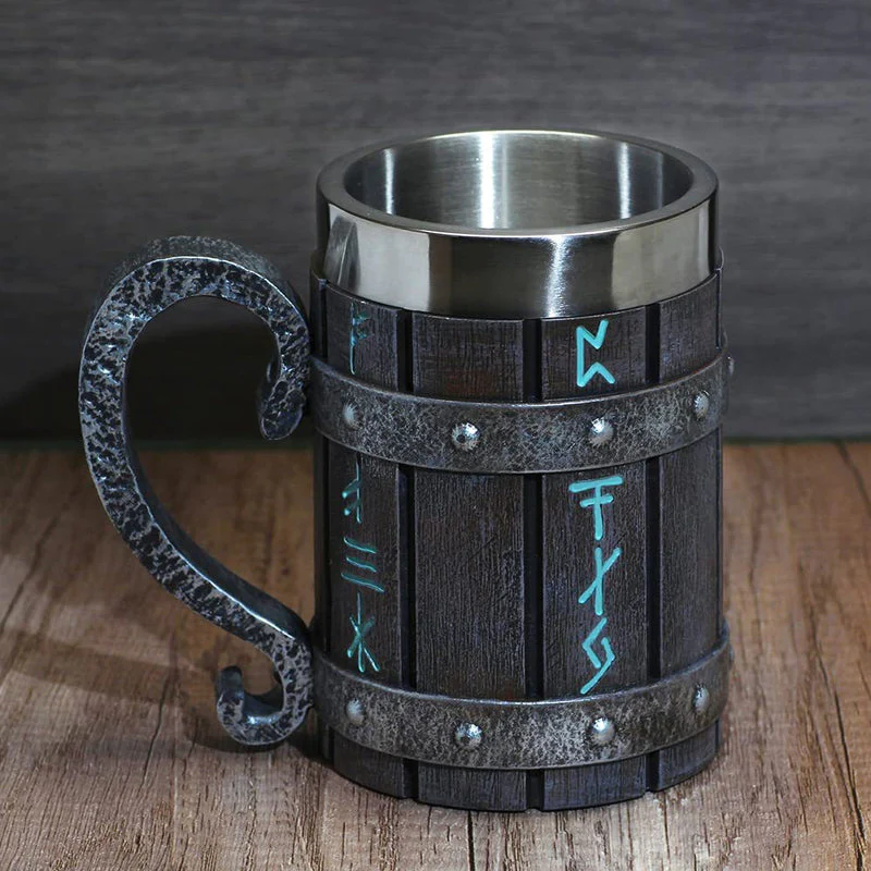 Nordic Rune Beer Tankard