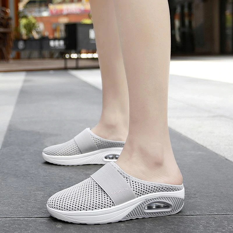 Air Cushion Slip-On Flat Sandals