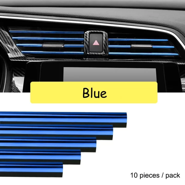 Chrome Styling Moulding Car Air Vent Trim Strip