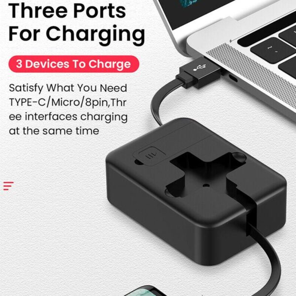 Three In One Charging Cable Roll