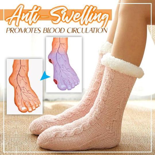 ThermoHeat Fleecy Non-Slip Socks (50% OFF)