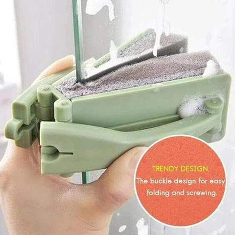 Folding Multi function Sponge Wiper with Handle