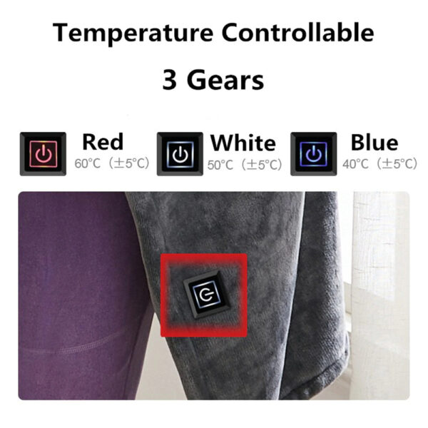 Winter Electric USB Heated Shawl Blanket