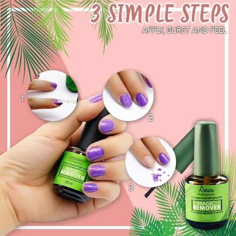 Magic Bursting Instant Nail Polish Remover