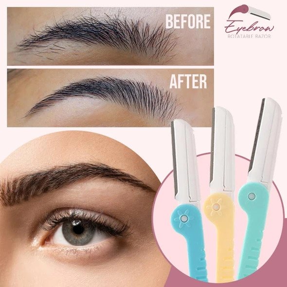 Eyebrow Rotatable Razors (3PCS)