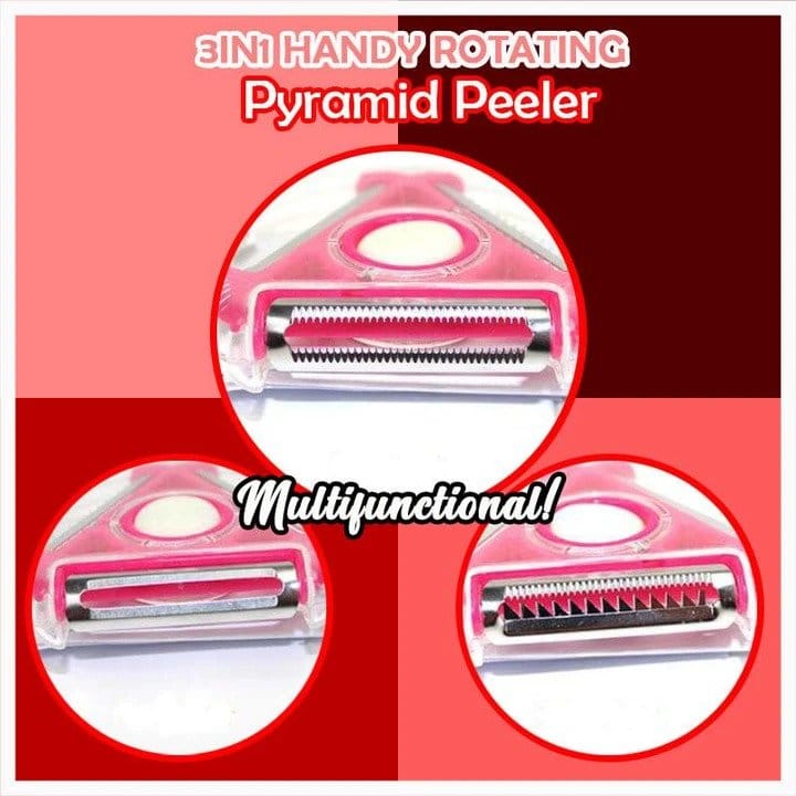 Handy Rotating Pyramid Peeler